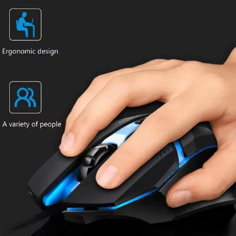 2023 Latest High Quality Ergonomic Design Gaming Mouse USB Backlit Mouse