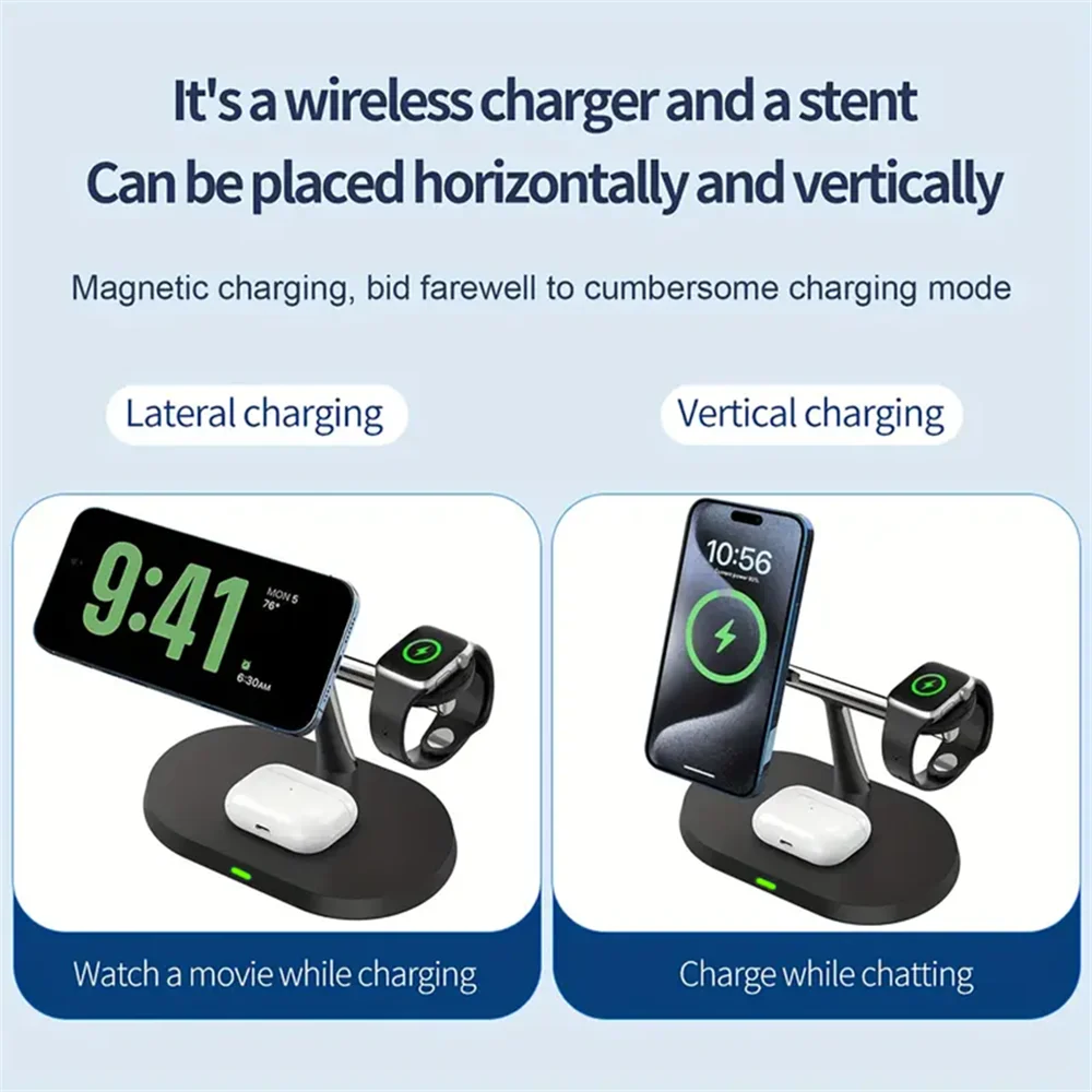 3 in 1 Wireless Charger station For apple products