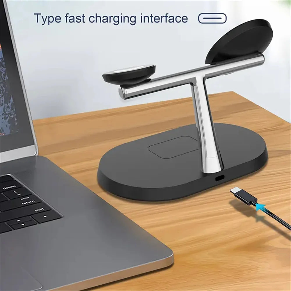 3 in 1 Wireless Charger station For apple products