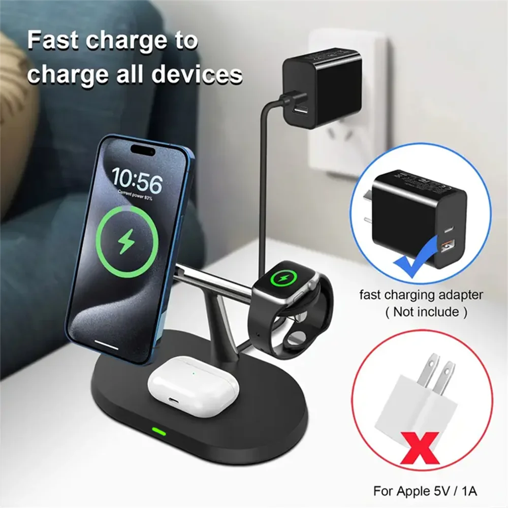 3 in 1 Wireless Charger station For apple products